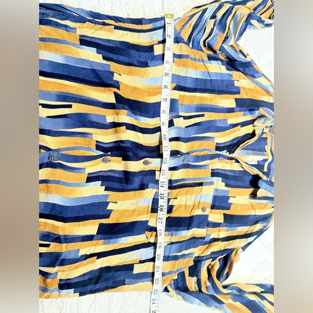 Striped Button-Up Top - Picture 8 of 9